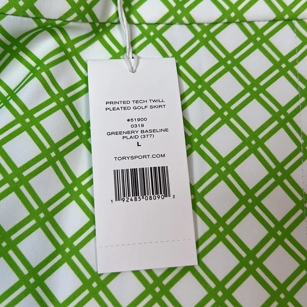 Tory Burch/Sport Tech Twill Pleated Golf Skirt